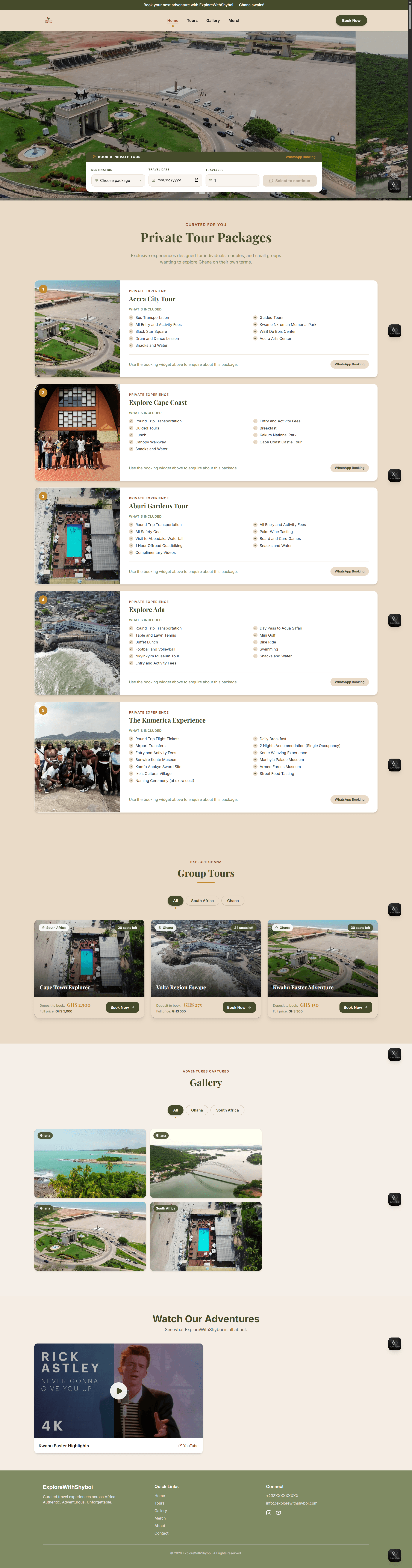 From WhatsApp Chaos to a Fully Managed Travel Club With Online Bookings — screenshot 1