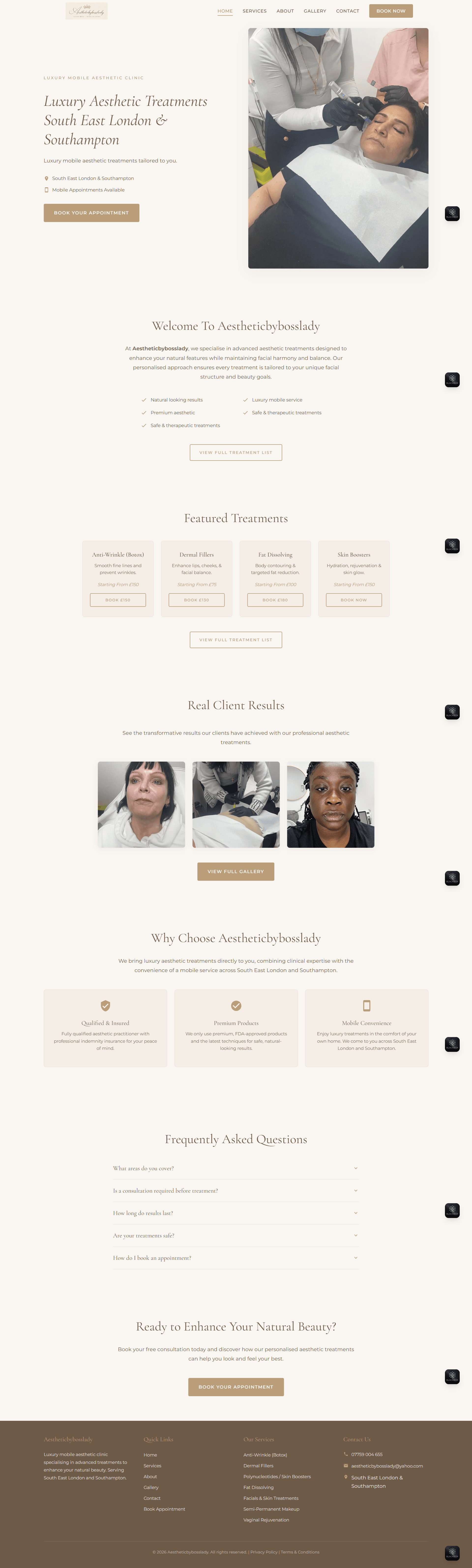 From Fake Reviews and Zero Google Presence to a Website That Books Real Clients — screenshot 3